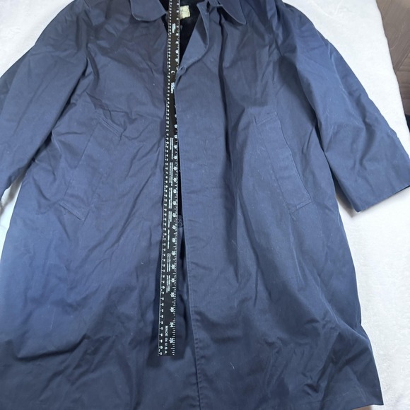 Vintage USAF Military Coat Mens 42 Blue Overcoat Removable Liner Insulated Warm - Picture 4 of 9